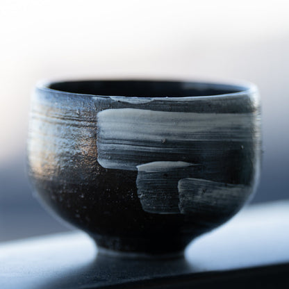 MIZUKI (水月) Matcha Bowl + Two Cans of Hijiri no Sato Matcha