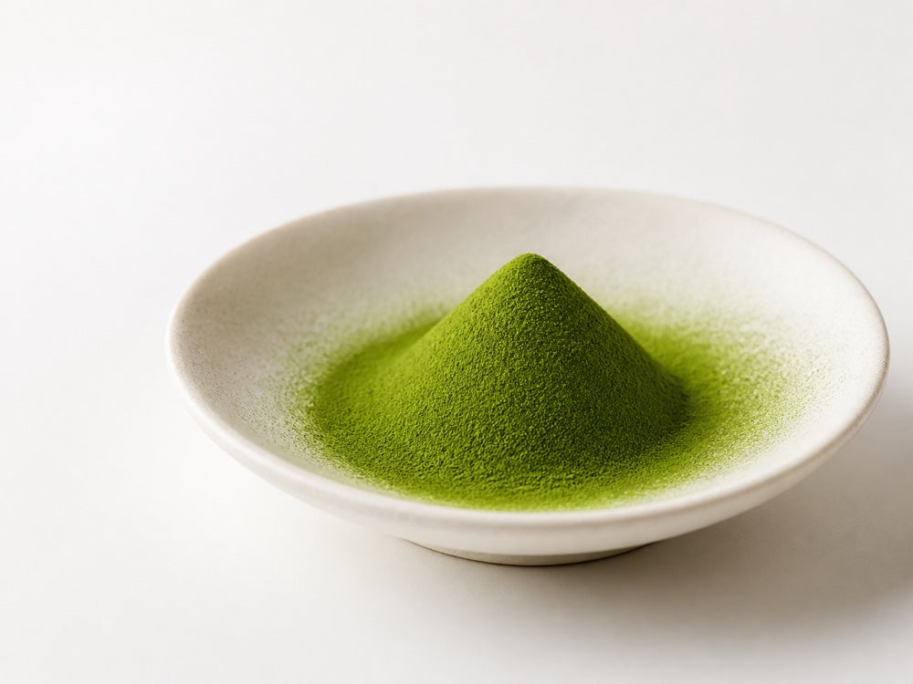 Finely milled culinary matcha powder
